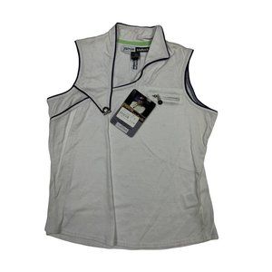 Vintage Jamie Sadock NWT S White Patriot Sleeveless polo RTV $73.99 Womens Golf